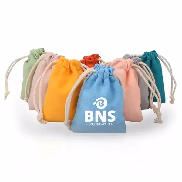 Cotton Drawstring Pouch Pouches Custom Jewellery Bags