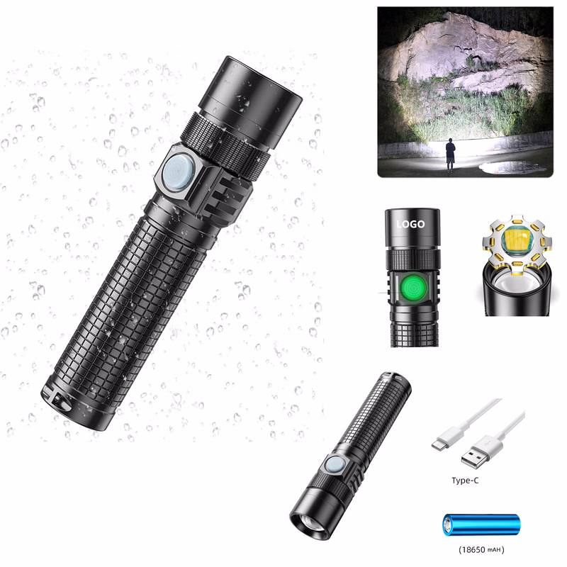 10000 Lumens Rechargeable Flashlight