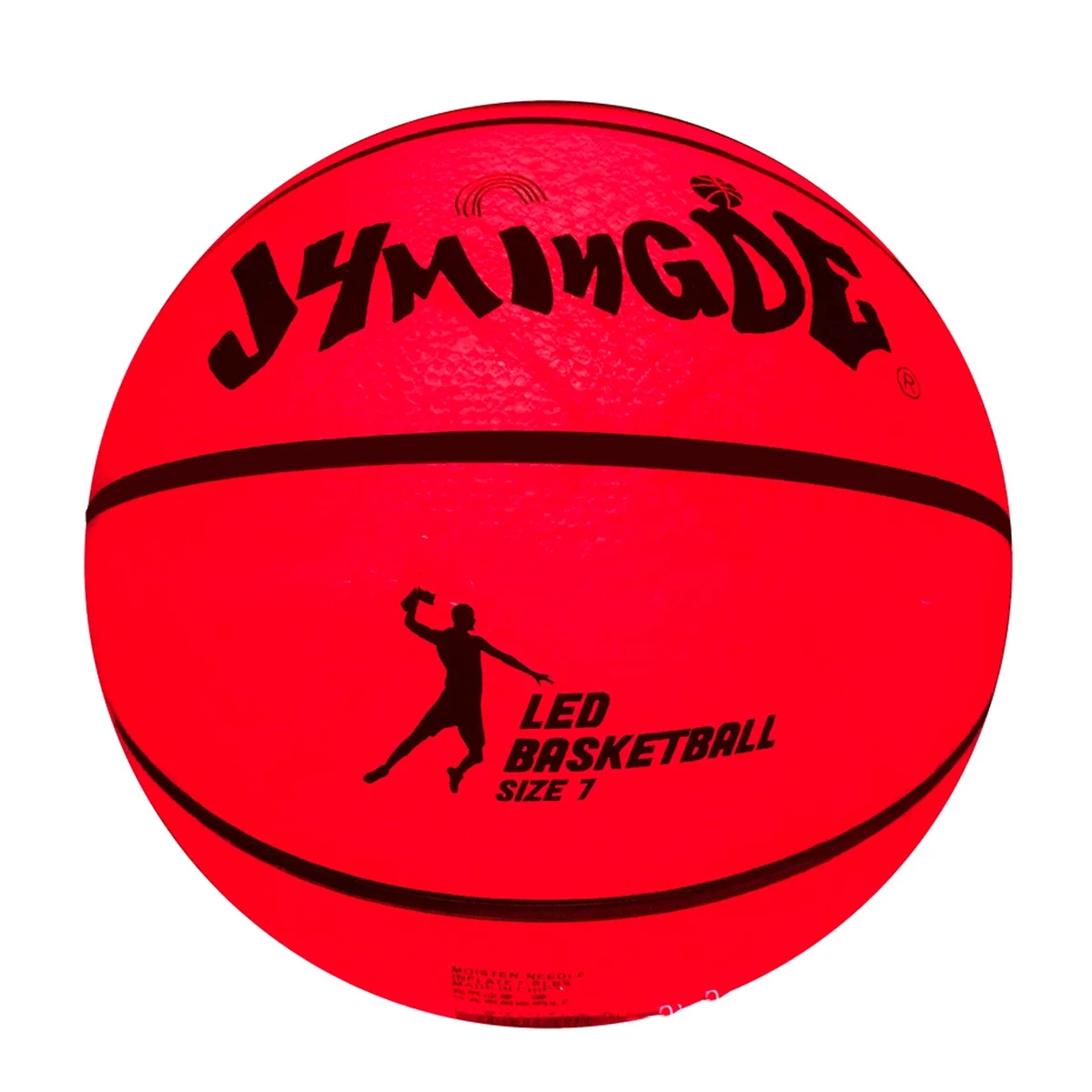 Glowing Red Basket Ball 1