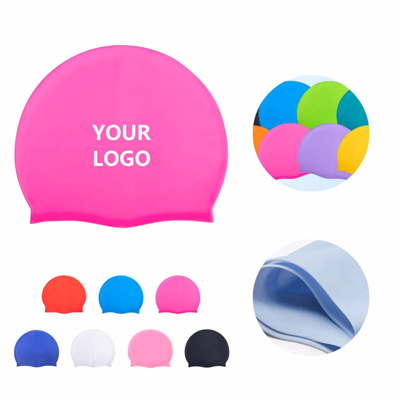 Silicone Training Swim Cap One Size Flat Mold