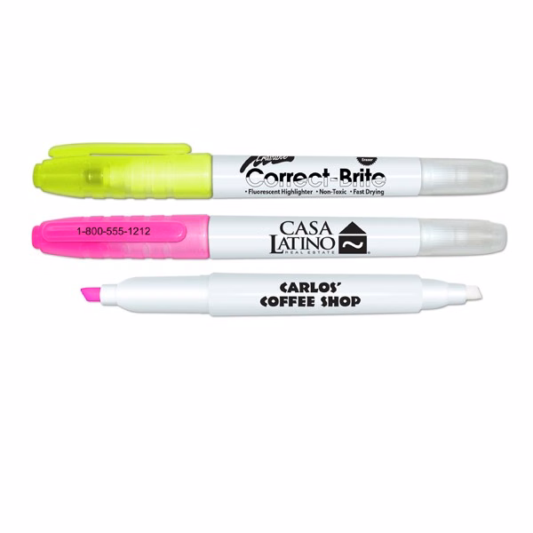 Correct Brite Double Ended Erasable Highlighter