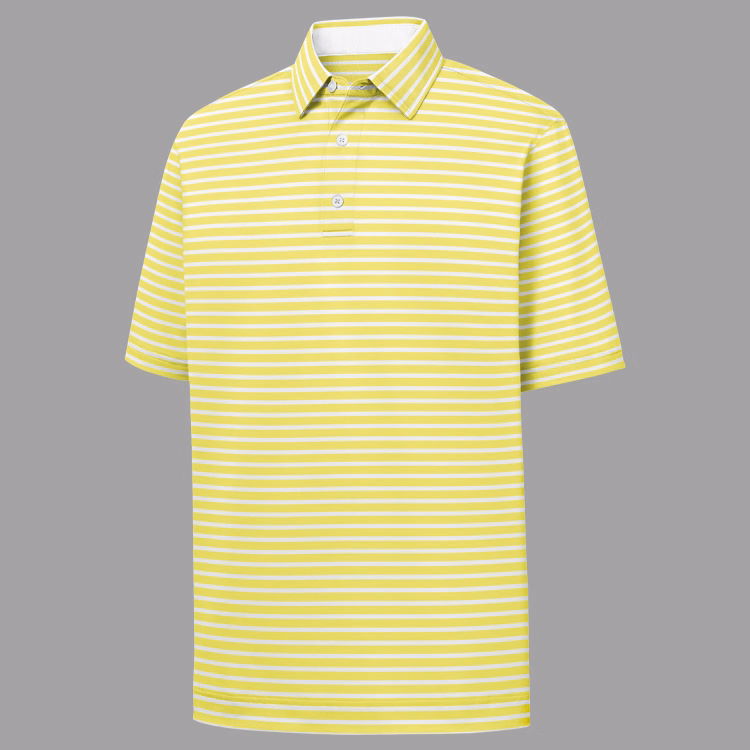 FootJoy Performance Lisle 2-Color Stripe Polo