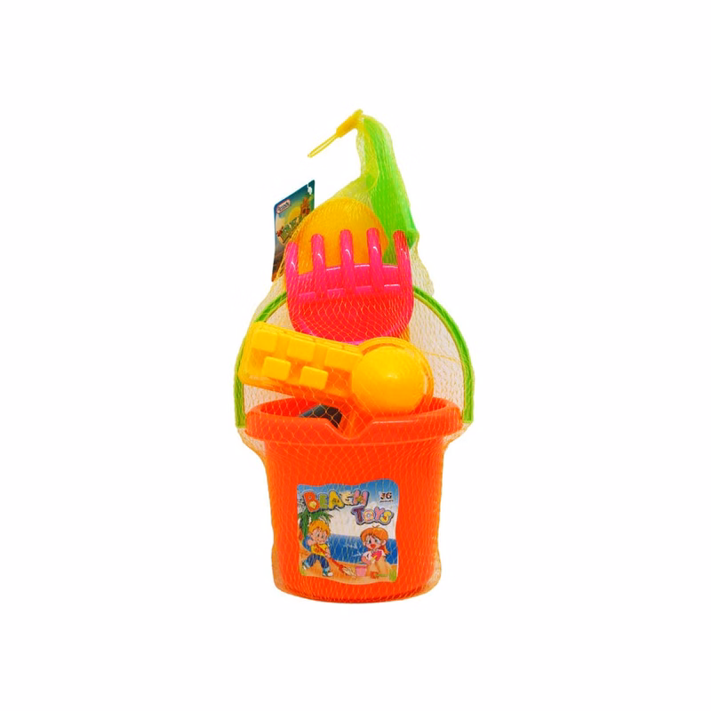 Beach Bucket with Accessories 7"