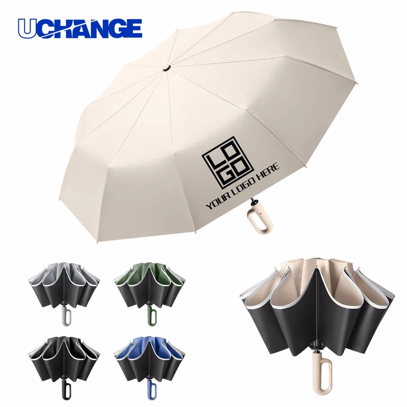 Compact Umbrella with Carabiner Handle