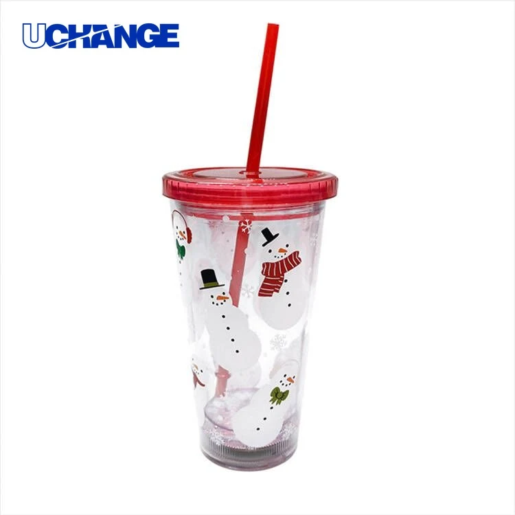 LED Light Up Tumbler Mug with Straw 1