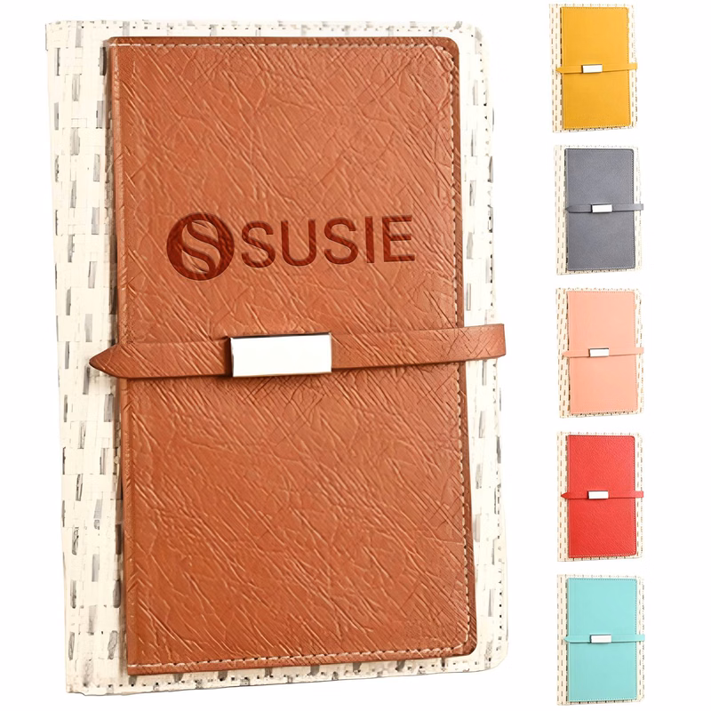 A5 PU Leather Hardcover Notebook w/ Buckle