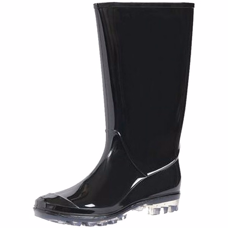 Women's Fashion Rain Boots - Black Sizes S - XL