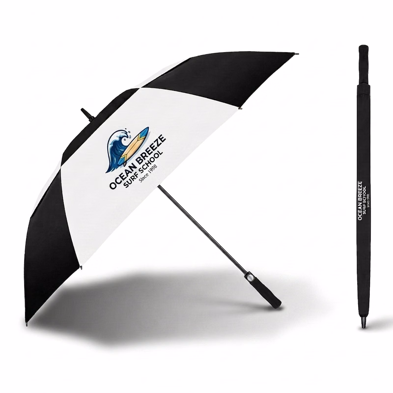 60 Inch Vented Auto Open Golf Umbrella