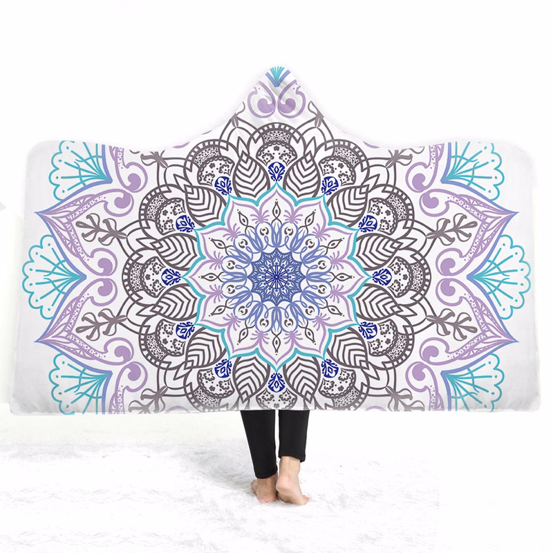 Wearable Hooded Blanket Cloak