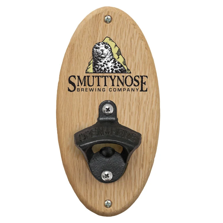 Wall-Mount Oval Bottle Opener 1