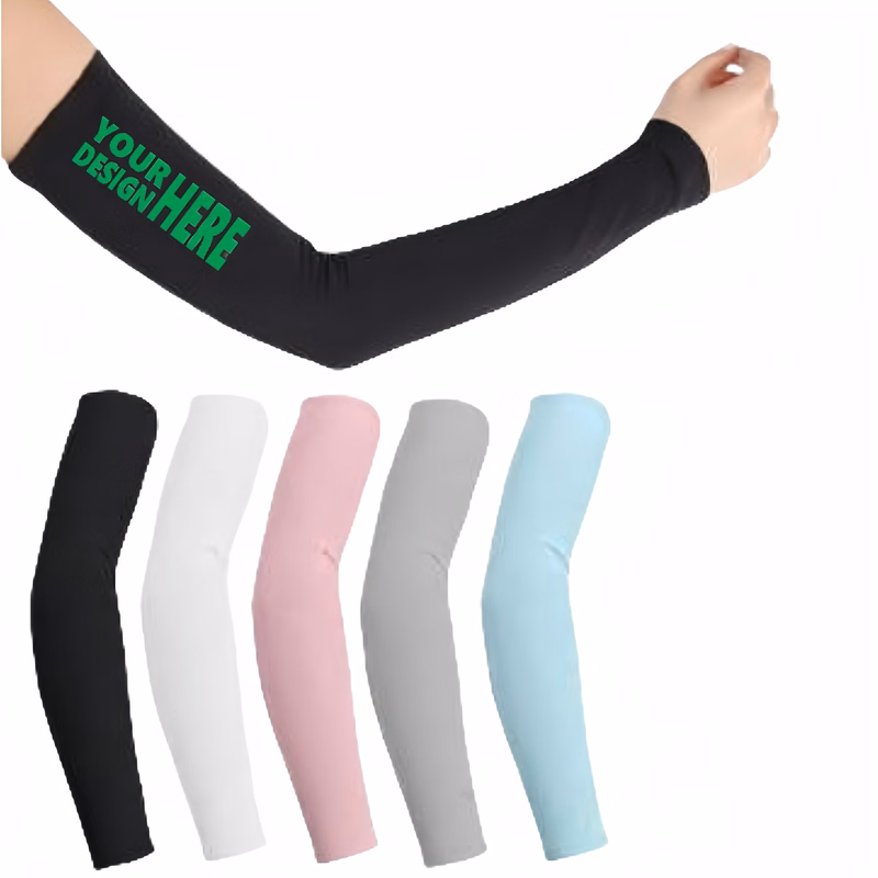 UV Protective Cooling Silk Arm Sleeve for Riding and Driving