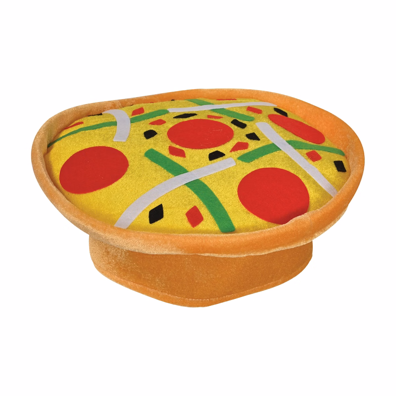 Plush Pizza Hat
