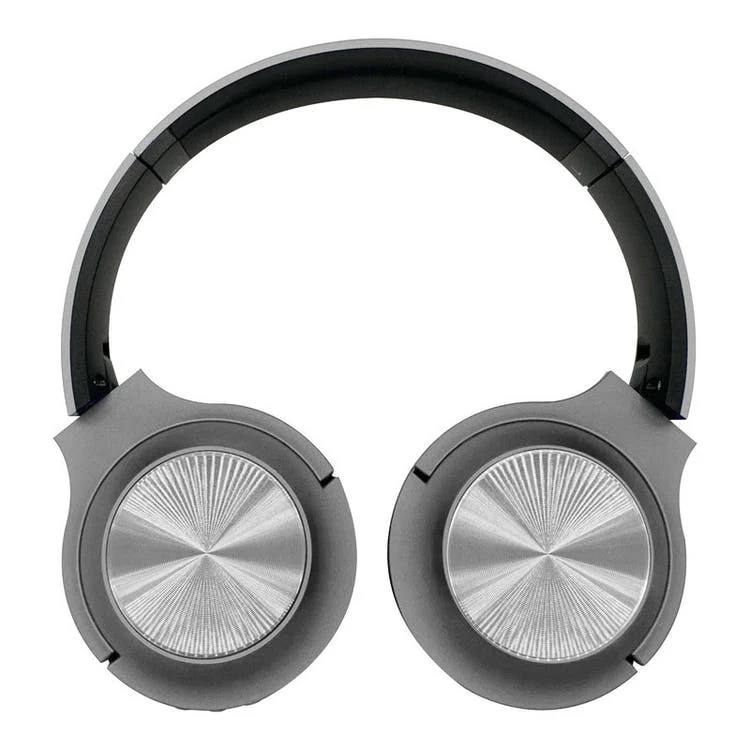 Wireless Over-Ear Headphones - Gunmetal/Chrome 3.5mm SD Card 1