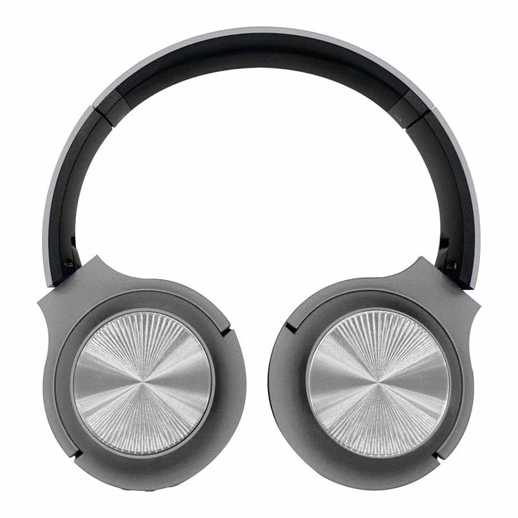 Wireless Over-Ear Headphones - Gunmetal/Chrome 3.5mm SD Card