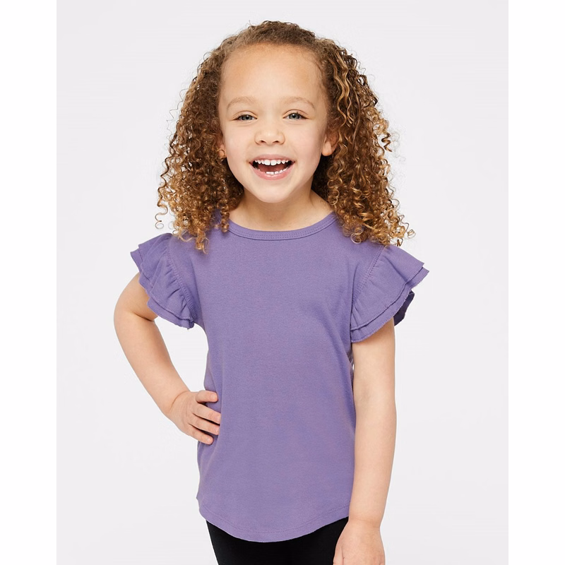 Toddler Flutter Sleeve Tee - 3339