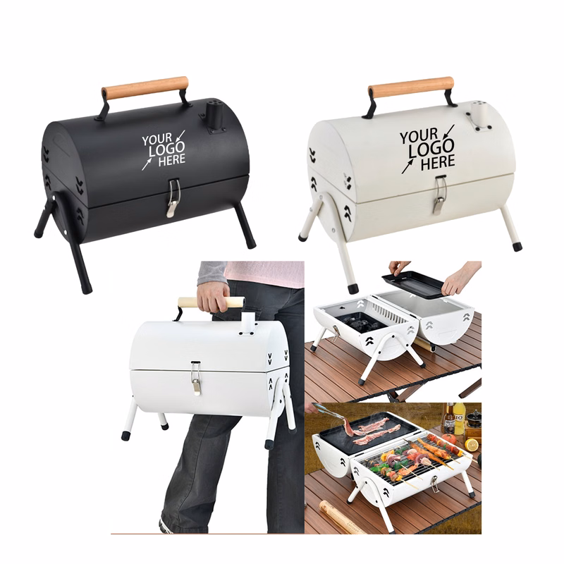 Portable Iron Patio Barbecue Griller