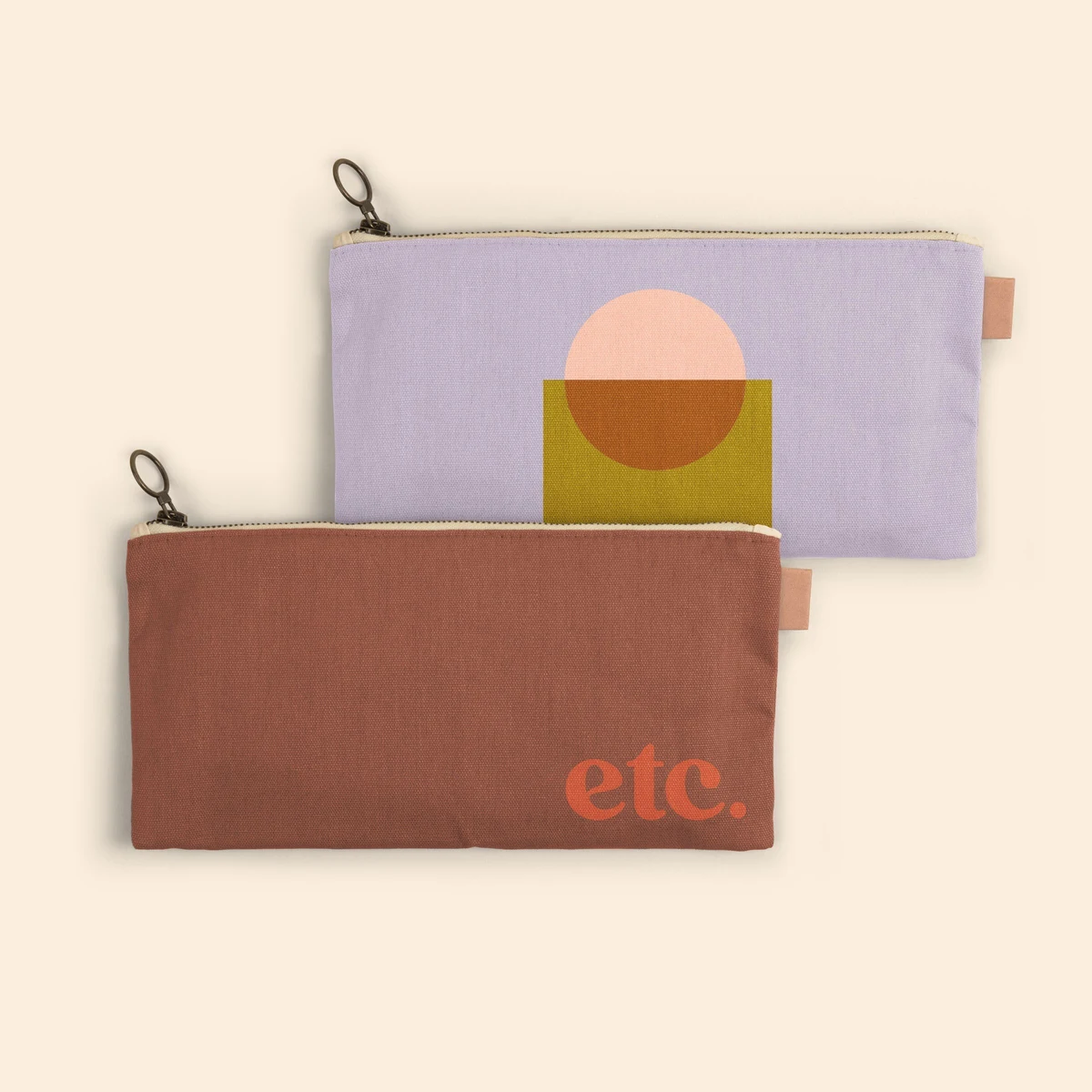 ALL THE THINGS - COLORED CANVAS WITH LEATHER TAB 1