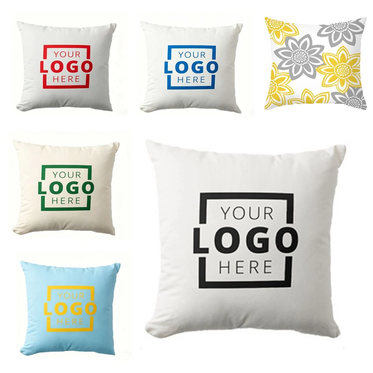 PP Cotton Filled Custom Office Lumbar Cushion 1
