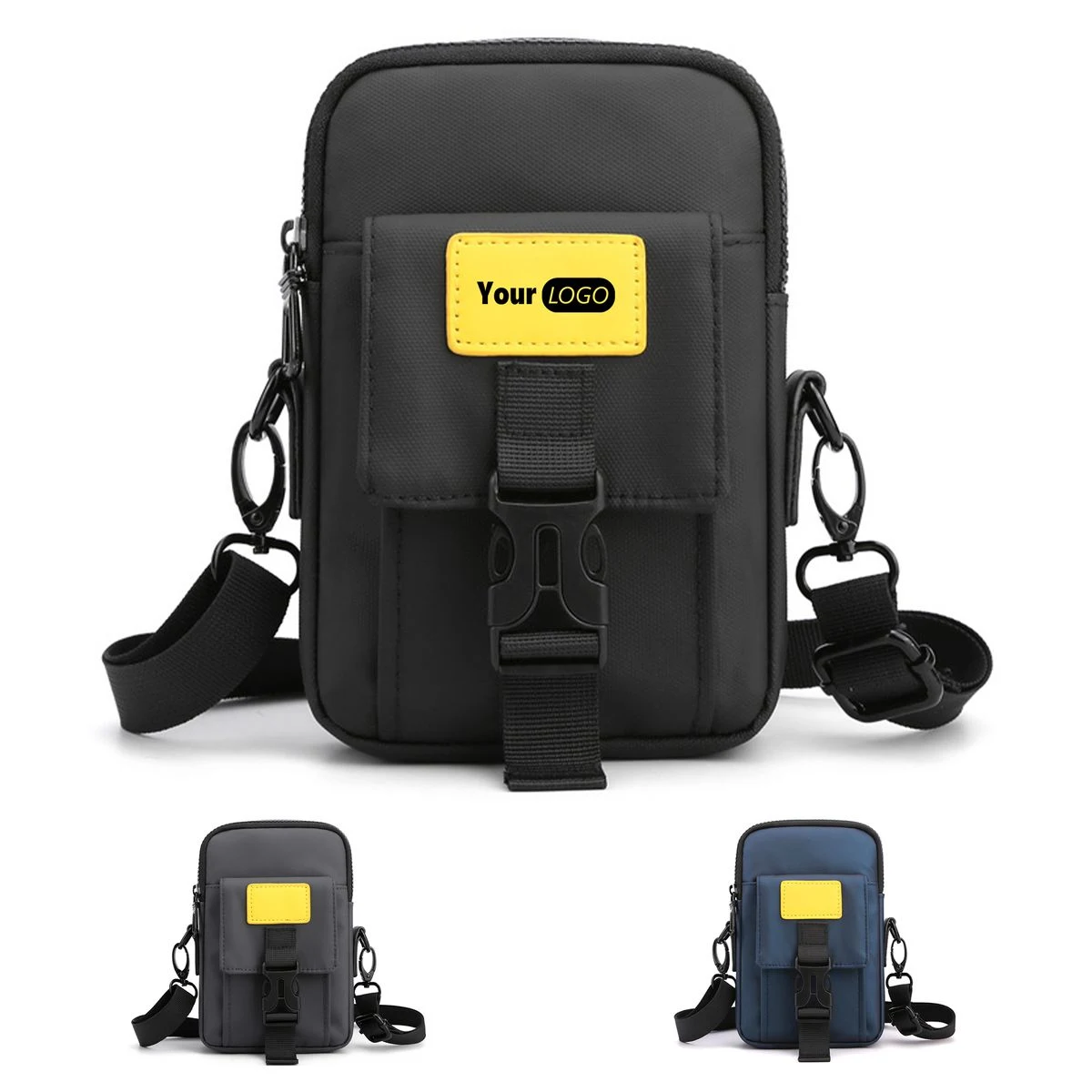 Nylon waterproof shoulder cross-body bag 1