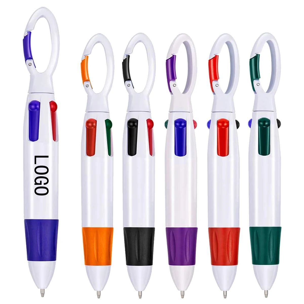 Portable Loss-Proof 4-In-1 Ballpoint Pen 1