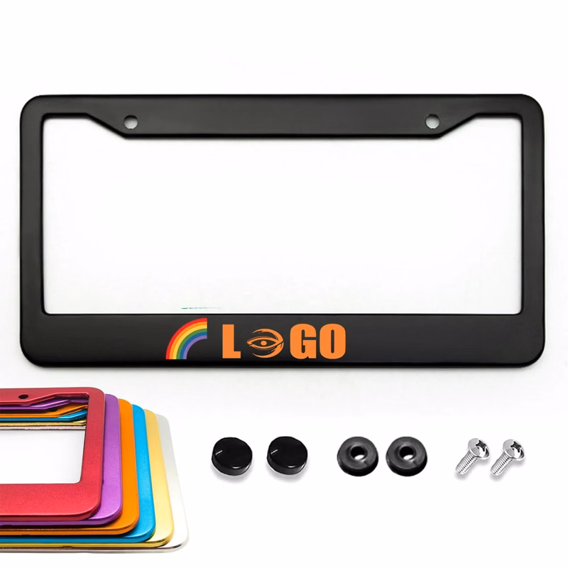 Full-color Alloy License Plate Frame
