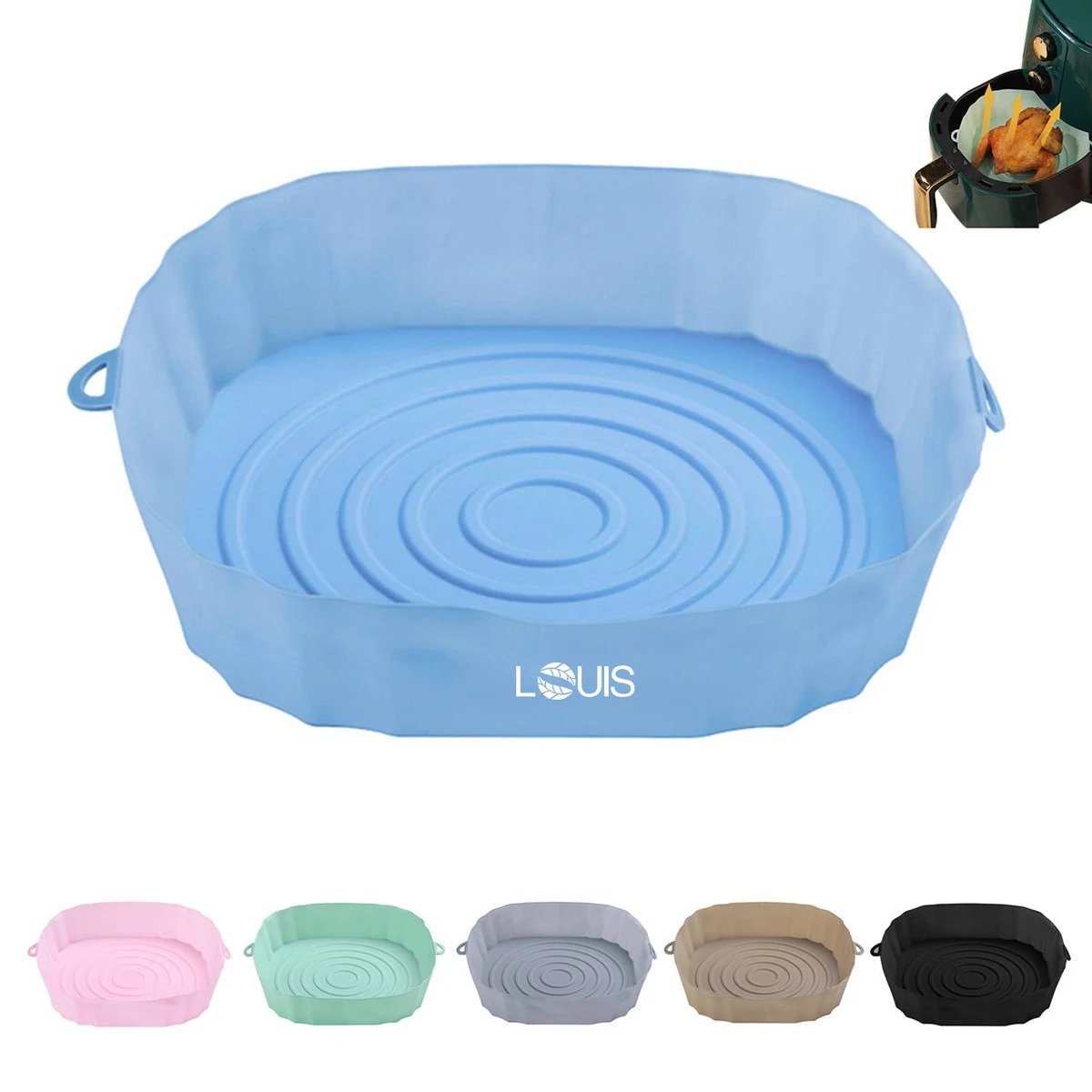 Air Fryer Silicone Baking Tray 1