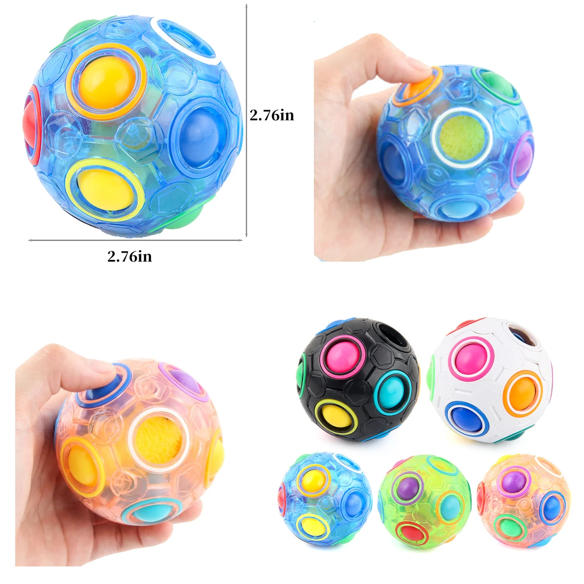Stress Relief Press Magic Rainbow Ball 1