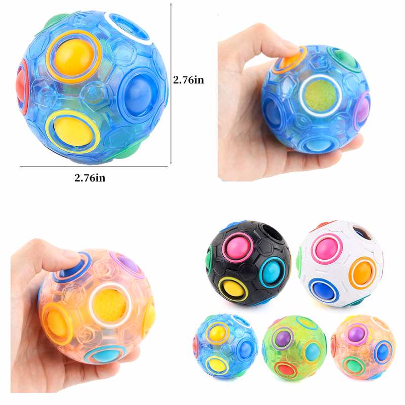 Stress Relief Press Magic Rainbow Ball