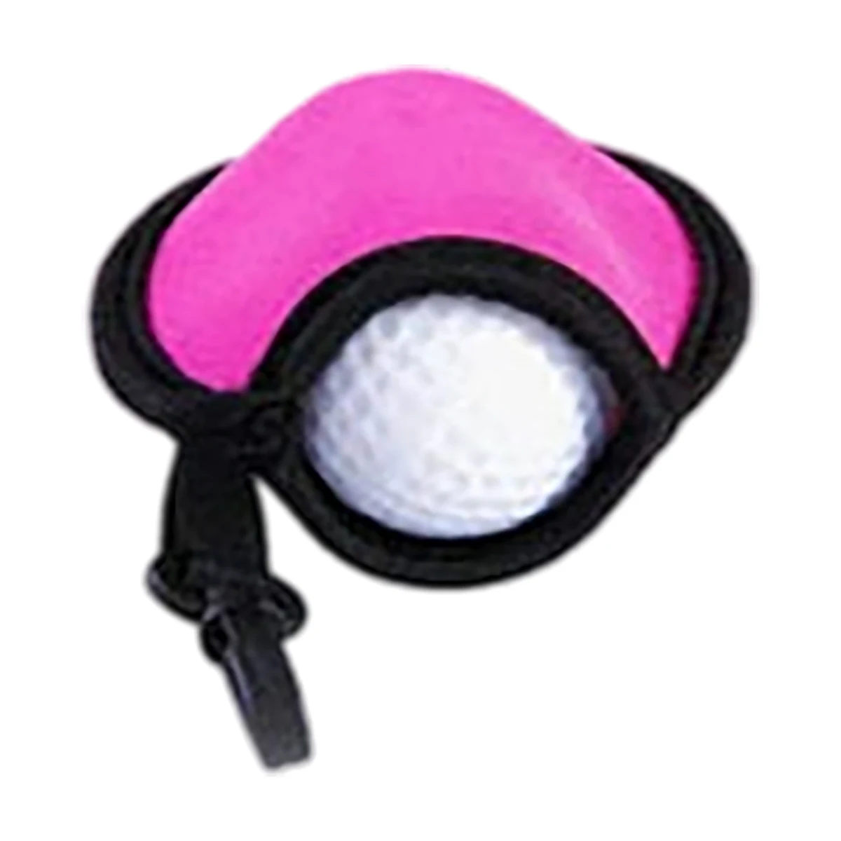 Golf Ball Cleaning Pouch With Clip - 3.9x3.9" Soft Water-Resistant Material 1