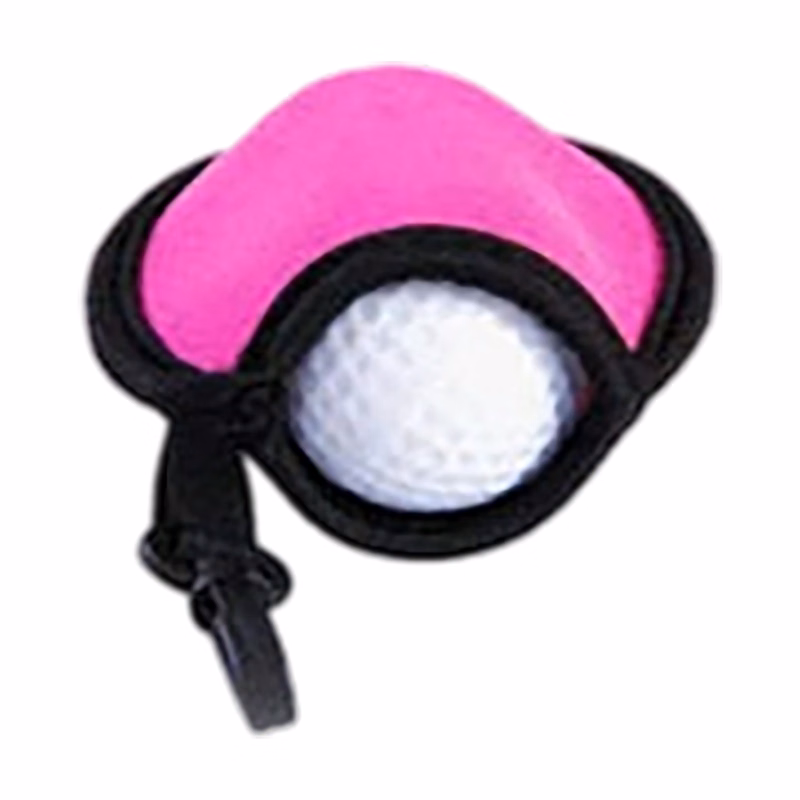 Golf Ball Cleaning Pouch With Clip - 3.9x3.9" Soft Water-Resistant Material