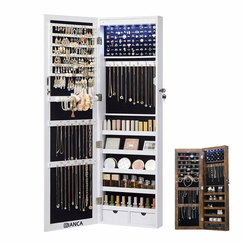 Mirror Jewelry Cabinet