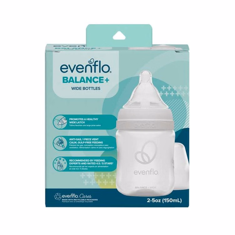 Evenflo Wide Bottles 5oz 2pk