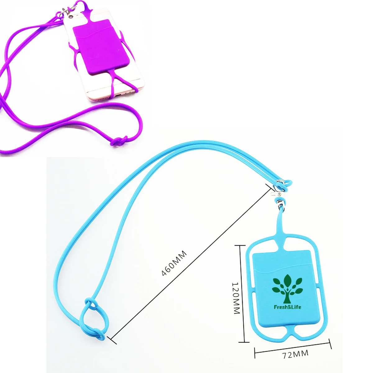 Cell Phone Lanyard with Phone Case Holder Card Pocket 1