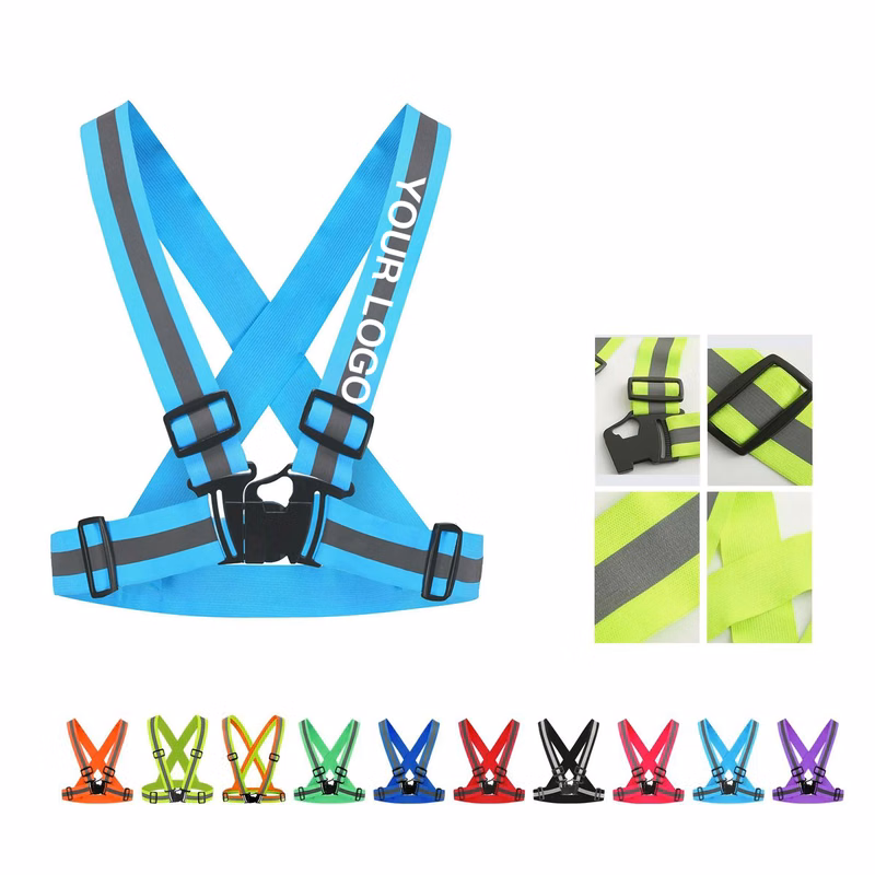 Adjustable Reflective Vest for Jogging and Cycling