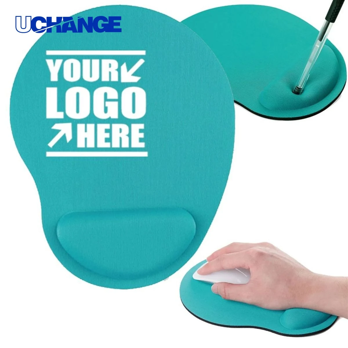 Ergonomic Mouse Pad Mat with Wrist Support for Office 1
