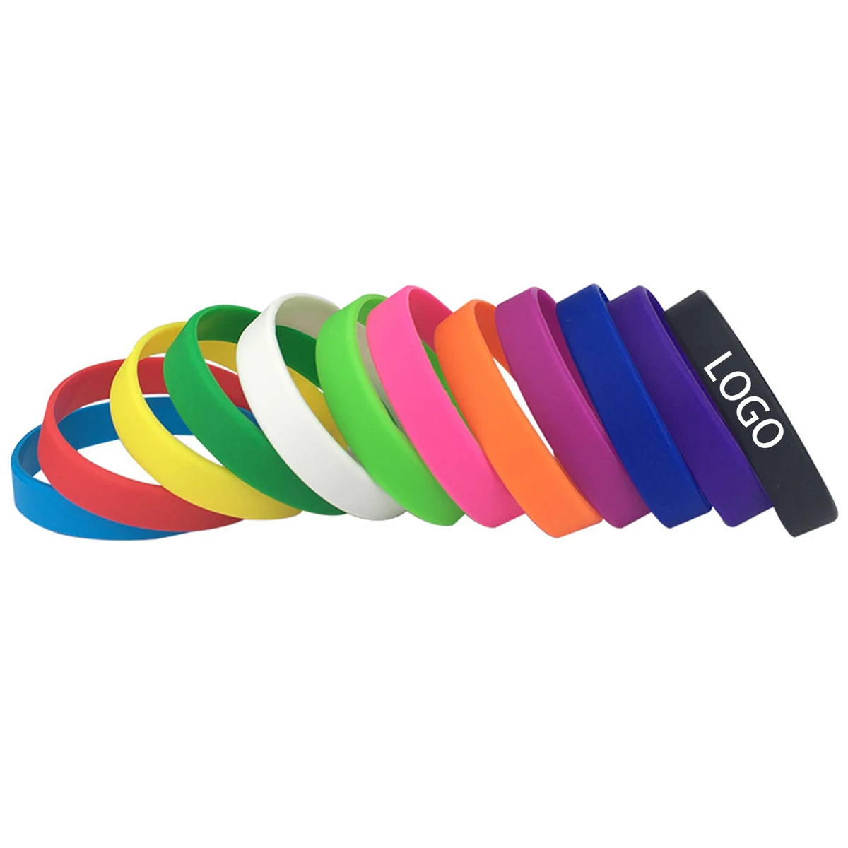 Custom Screen Printed Silicone Bracelet 1