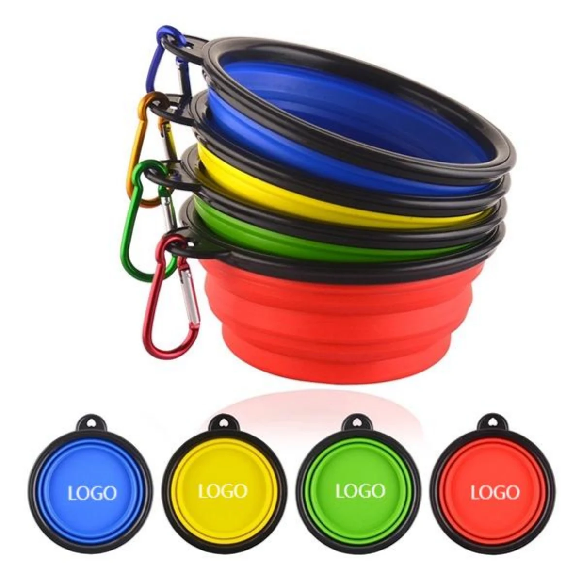 Pet Folding Bowl with Keychain 1