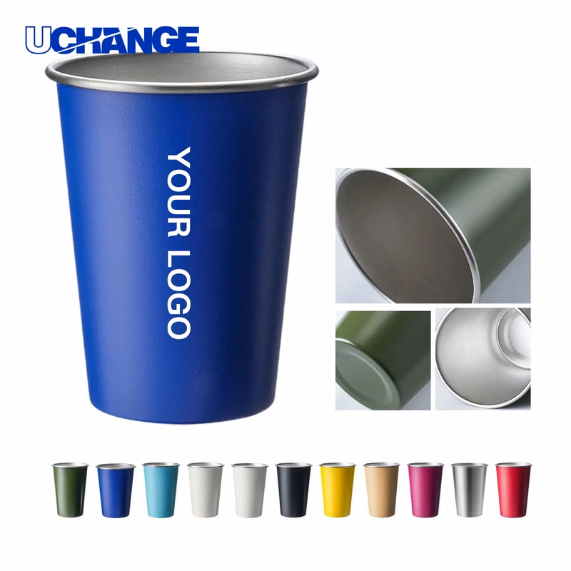Stainless Steel Tumbler Drinkware 16oz Non Slip Exterior