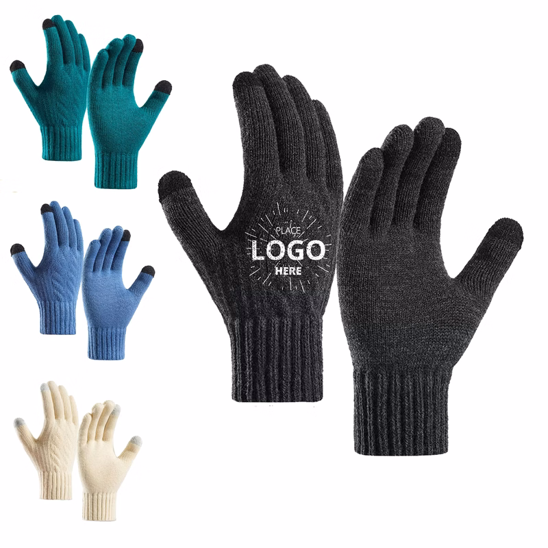 Practical and Sensitive Touchscreen Knit Gloves