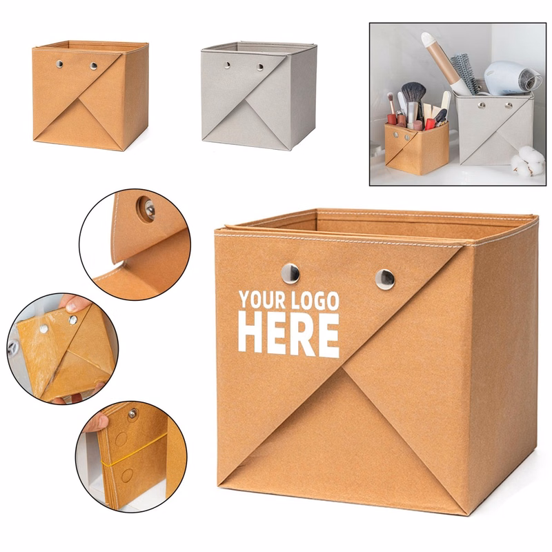 Washable Kraft Paper Storage Box