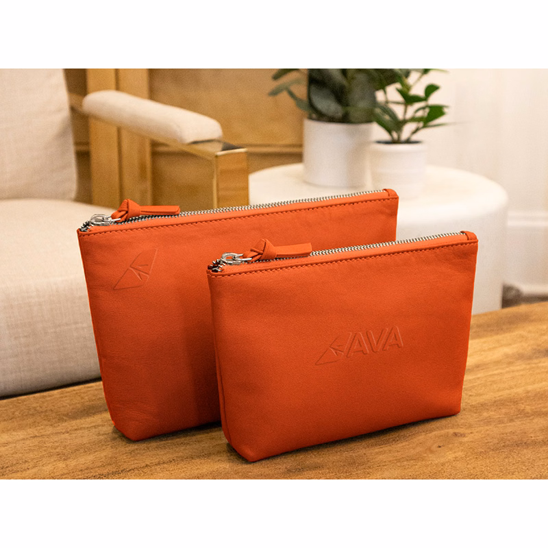 Real Leather Gusset Pouch (Small)