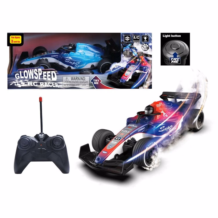 Remote Control Glowspeed Cars with LED Light - 10.25"