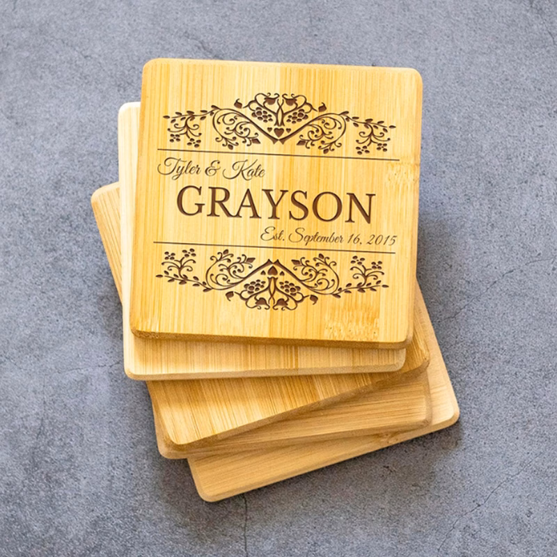Table Saver Bamboo Coaster