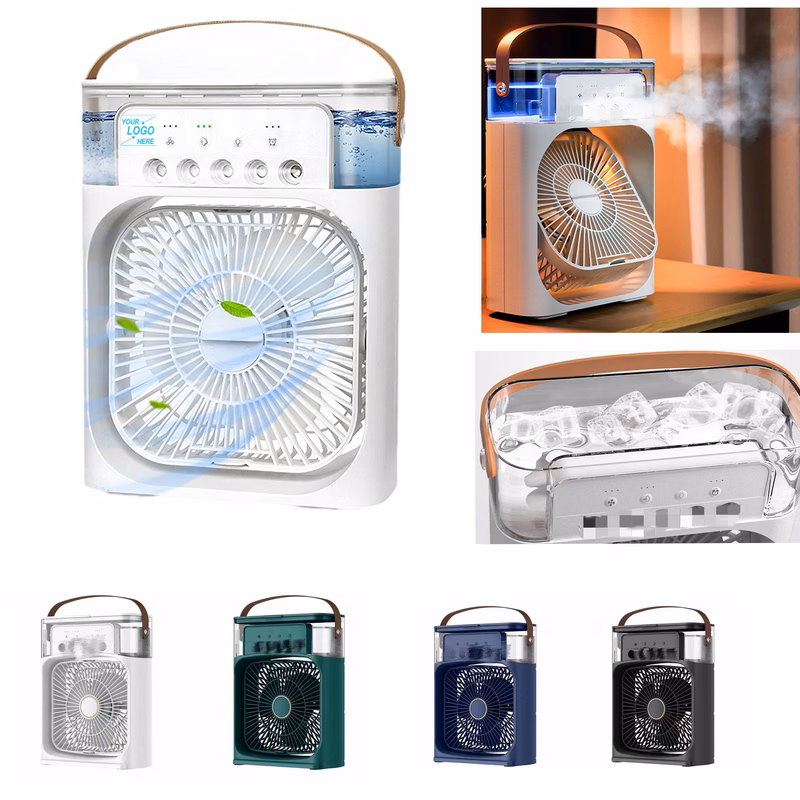Portable Desk Fan with Cooling Spray