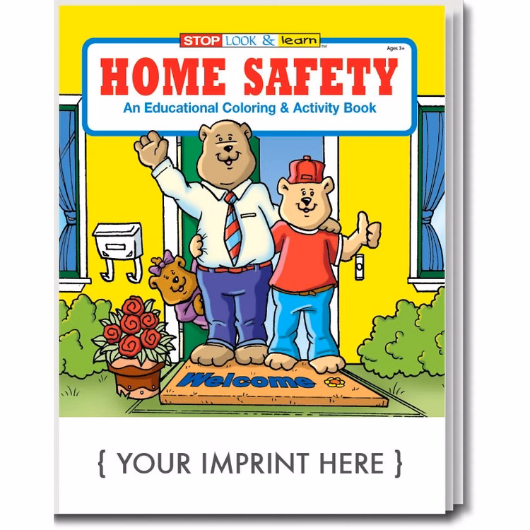 COLORING BOOK - Home Safety Coloring & Activity Book