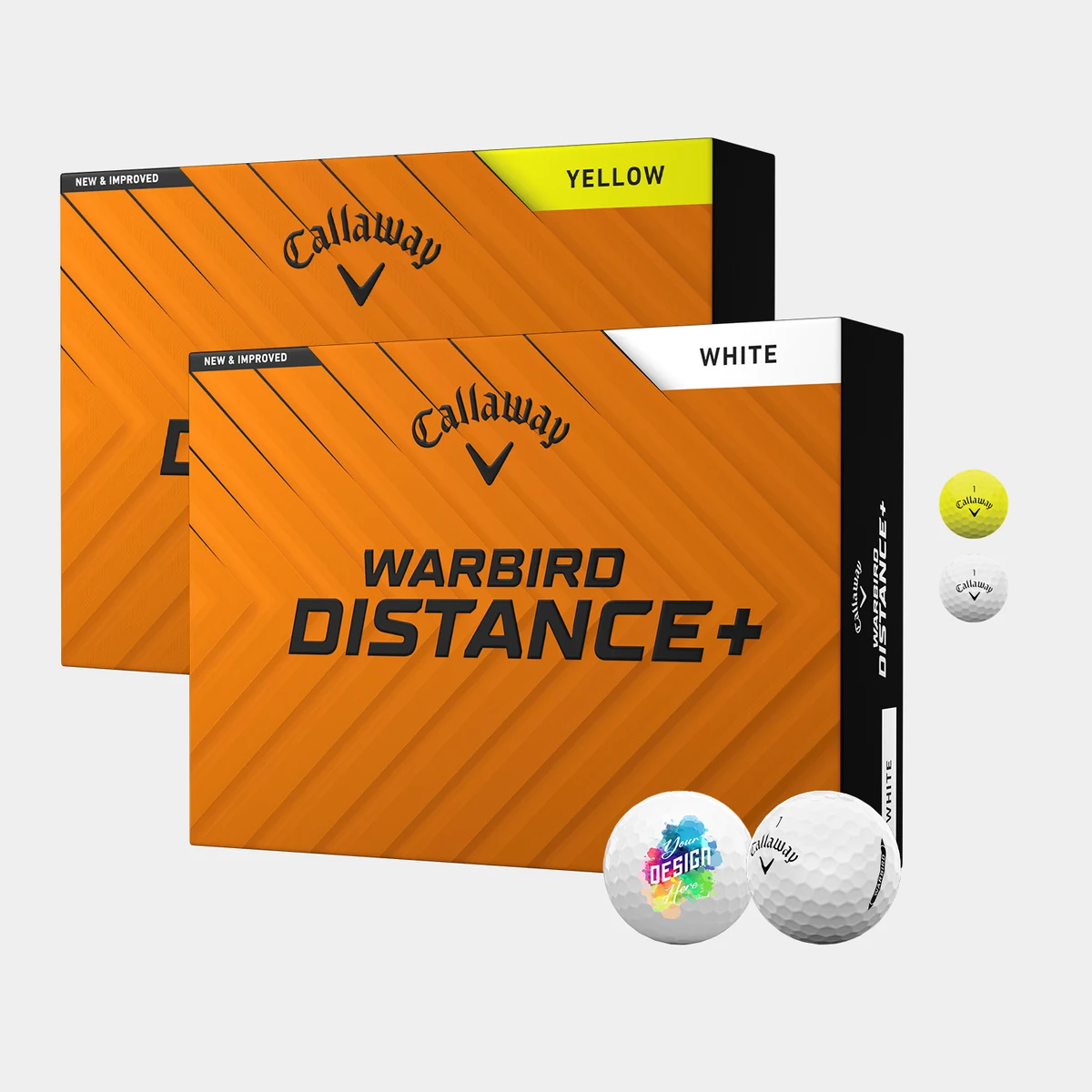 Callaway® 12 Pack Warbird Distance+ Golf Balls 1