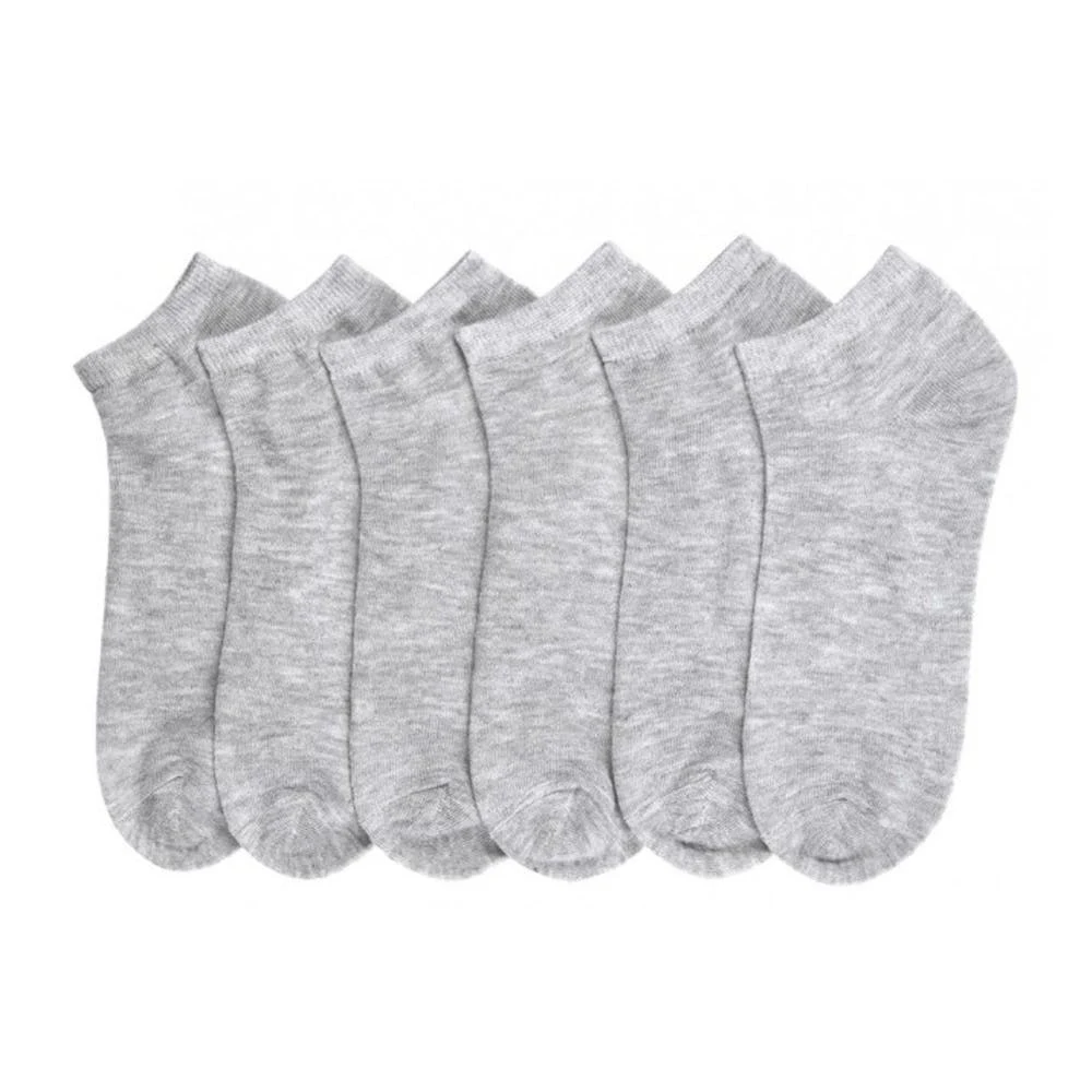 Adult Ankle Socks - Size 9-11 Gray Lightweight 1