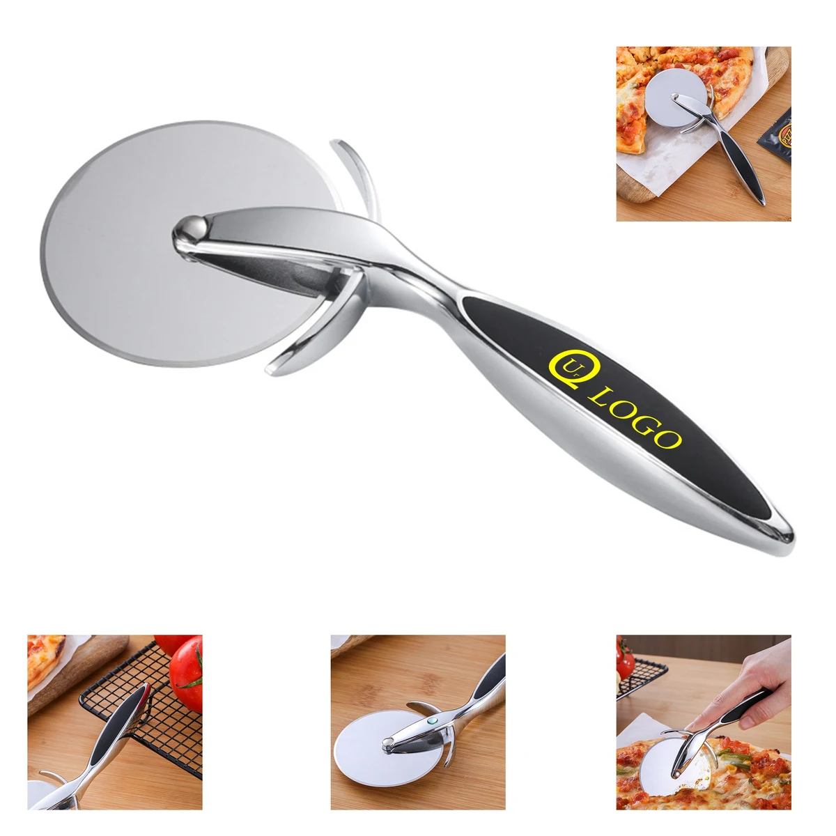 Zinc Alloy Pizza Cutter Wheel 1