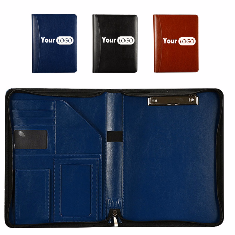 A4 Binder Notebook Document Organizer with Zipper