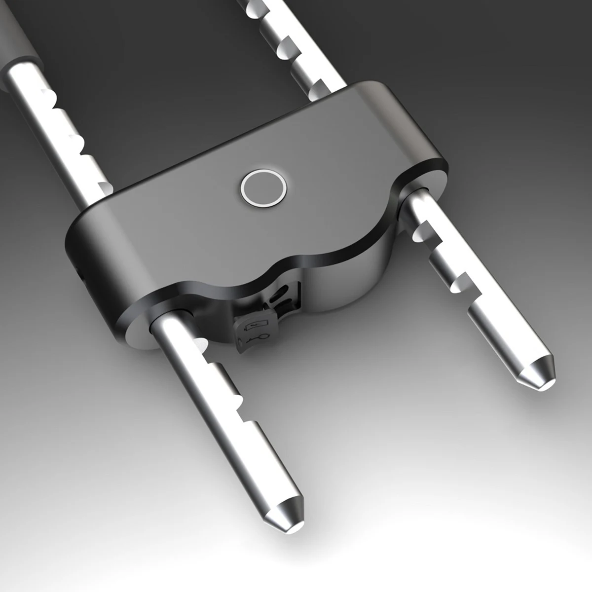 Smart U Shape Fingerprint Lock With Mechanical Key 1